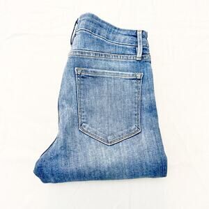 Frame Le Crop Mini Boot Stony Creek LCMB864 Ripped Denim Jeans Size 27